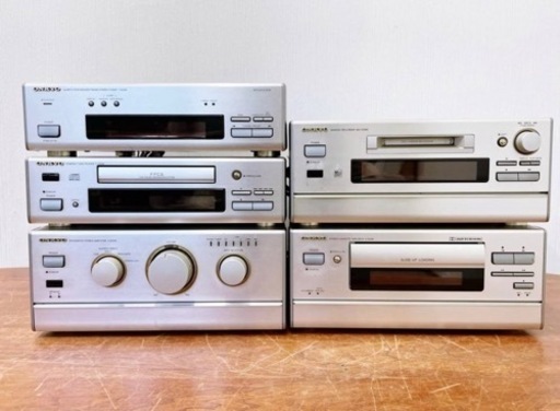 オンキョー ONKYO システムコンポ K-522M A-922M MD-122MX C-722M T-422M カセットデッキ プリメインアンプ MDデッキ CDプレーヤー チューナー