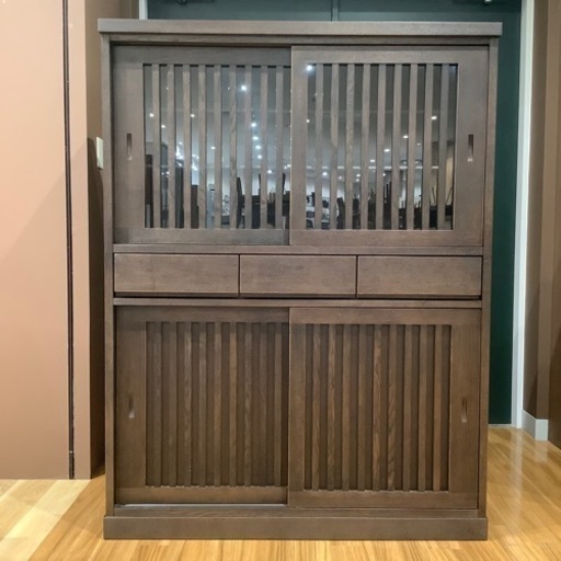 【イオンモール神戸南店】食器棚　スライド式【取りに来られる方限定】