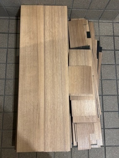 フロアタイル クッションフロア DIY 96枚と端切れ