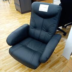 ★ジモティ割あり★ 回転座椅子　ブラック　クリーニング済　YJ868