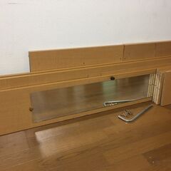 無料で差し上げます！期間11/5まで延長！　（分解済）コンパクトハンガーラック姿見鏡付きの画像