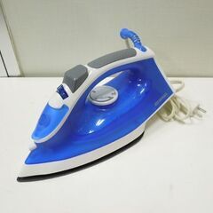 使用感少 アイリスオーヤマ スチームアイロン 2022年製 SIR-01-A アイロン ブルー IRIS OHYAMA 札幌市東区 新道東店の画像