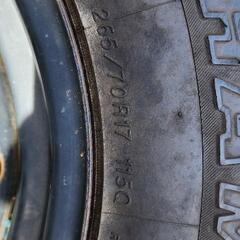 FJクルーザー　鉄スチール純正ホイール　ヨコハマ　ジオランダースタッドレス　４本セットの画像