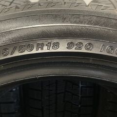 YOKOHAMA ice GUARD iG60 215/50R18 18インチ スタッドレス 4本 20年製 バリ溝 ヤリスクロス CX-3 audi/Q2等　(MTD412)の画像