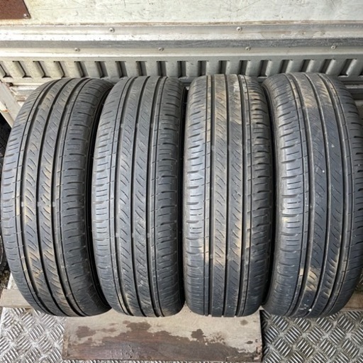 バリ山　DUNLOP ダンロップ　EC300 165/55R15 夏タイヤ　2020年製　15インチ