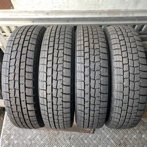 走行少　DUNLOP ダンロップ　WM01 155/65R14 スタッドレス　タイヤ　2018年製　14インチ