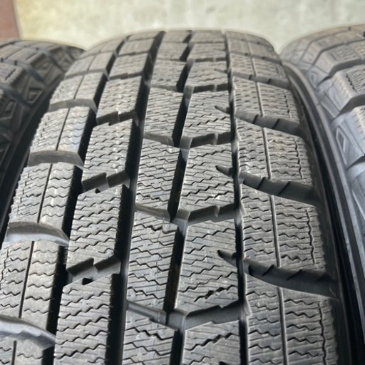 走行少　DUNLOP ダンロップ　WM01 155/65R14 スタッドレス　タイヤ　2018年製　14インチ