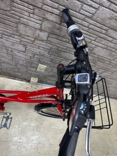 オータムSALE 格安　8.1Ah 前後タイヤ新品　東京23区配達無料　ブリヂストン　マリポーサ　8.1Ah リチウム 電動自転車 中古 1828