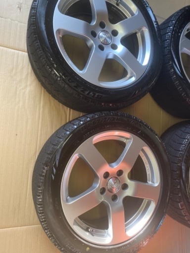 225/50/R17 ブリジストンスタッドレスタイヤ+SPORTECHNIC アルミホイル