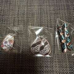 銅製の手作りピアス　新品の画像