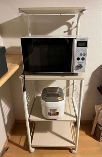 家電 セット 洗濯機 冷蔵庫 レンジ 炊飯器 ラック ５点 2020年購入