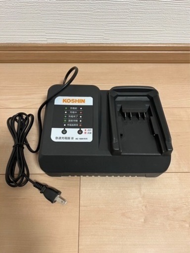 【ほぼ未使用】工進(KOSHIN) 急速充電器Ⅱ 36V PA-438 & バッテリー