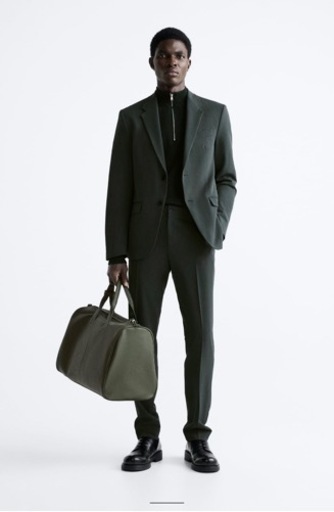 前撮り　スーツ　セットアップ　二次会　ZARA
