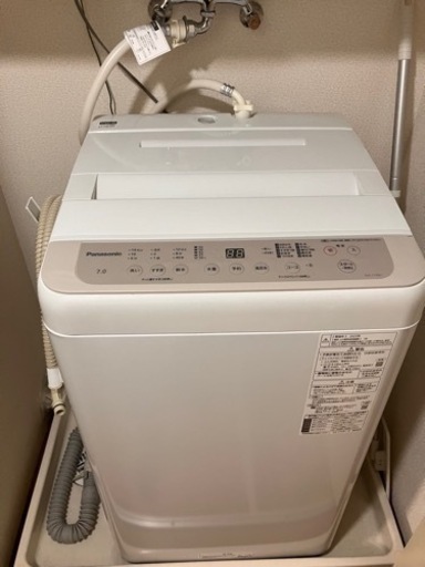 洗濯機(Panasonic NA-F7PB1):ほぼ新品です。