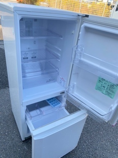 北九州市内配送無料　保証付き　三菱 146L 一人暮らし　２ドア冷凍冷蔵庫 MR-P15EX-KP