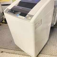 福岡市内配送設置無料　日立 HITACHI BW-D8TV W [ビートウォッシュ たて型洗濯乾燥機（8.0kg） 自動お掃除搭載 プラチナホワイト]