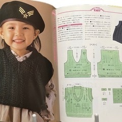 かわいい赤ちゃんニットの画像