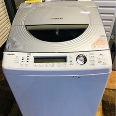 福岡市内配送設置無料　東芝 TOSHIBA AW-80SVM[たて型洗濯乾燥機(8.0kg) ZABOON（ザブーン） 自動お掃除搭載