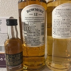 ボウモア12年・スモールバッチ（350ml）18年ミニの画像