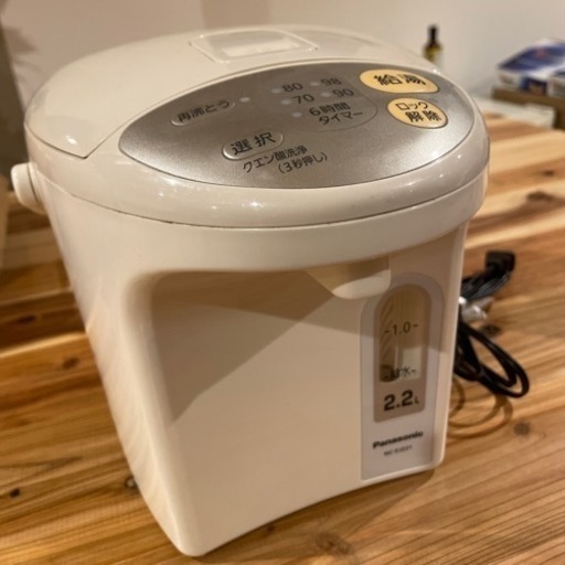 パナソニック　電気ポット　2.2L