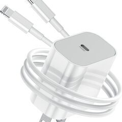 USB-C PD 20W 急速充電器 Lightning 2mケ...
