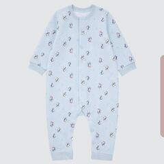 70サイズカバーオール　長袖冬服パジャマの画像