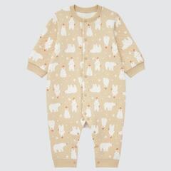 70サイズカバーオール　長袖冬服パジャマの画像