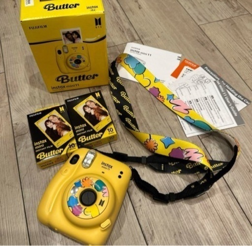 (錦糸町)【新品未使用限定品】BTS Butterコラボチェキinstax mini 11