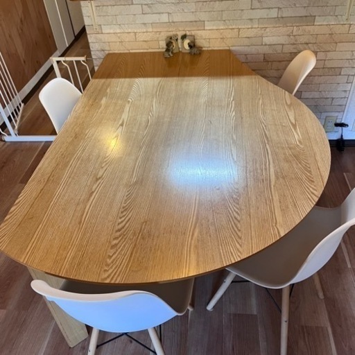 モリタインテリア 変形ダイニングテーブル