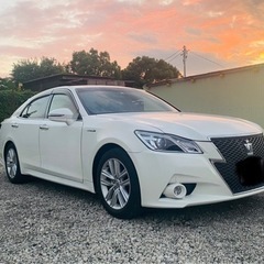 車検2年付き、クラウンハイブリッドアスリートS、運転中テレビ、バ...