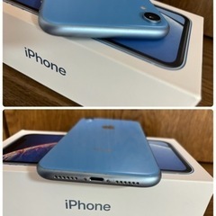 他サイトで売れてしまいました　終了します。iPhone XR SIMフリー　バッテリー88％64G 美品箱充電器イアホン
