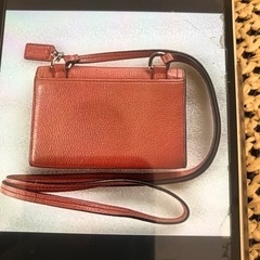 コーチ　レザーウォレットの画像