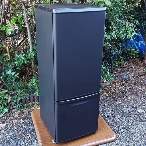 ★美品!!お届け可！★ 2020年製 Panasonic 168L 冷凍冷蔵庫 マットブラック NR-B17CW-T