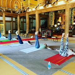【宮原のお寺でヨガ】の画像