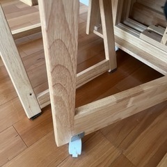 折りたたみダイニングテーブルセットの画像