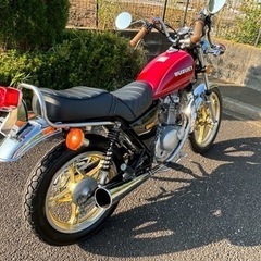 11月中は-2万に☆ GN125H 旧車スタイル　カスタム　原付2種　赤　125cc の画像