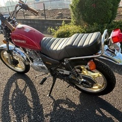 11月中は-2万に☆ GN125H 旧車スタイル　カスタム　原付2種　赤　125cc の画像