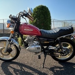 11月中は-2万に☆ GN125H 旧車スタイル　カスタム　原付2種　赤　125cc の画像