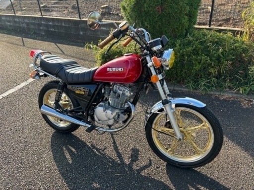 11月中は-2万に☆ GN125H 旧車スタイル　カスタム　原付2種　赤　125cc