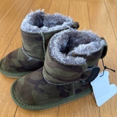 ムートン　もこもこブーツ　15㎝　2足セットの画像