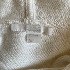 COS レディース グレー オーバーサイズ パーカー スウェットの画像