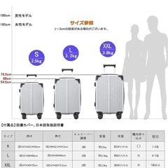 スーツケース キャリーケース キャリーバッグ 機内持込  コンパクトケース付きの画像