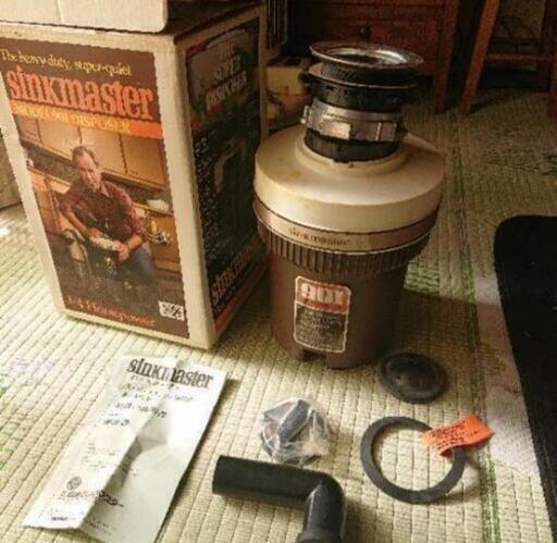 sinkmaster ディスポーザー 生ゴミ処理機 自宅のシンク下で取り替えるだけ。新品未使用