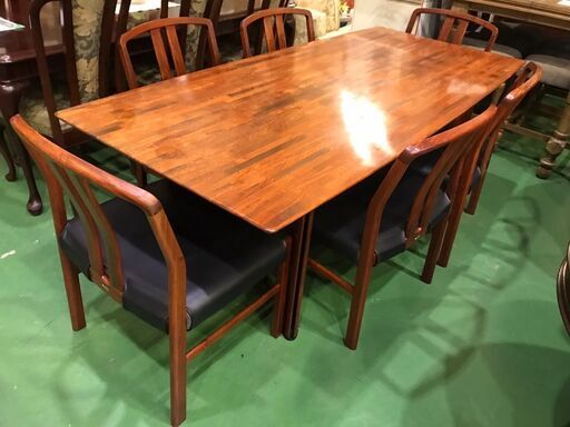 【愛品館八千代店】カリモク　ダイニング7点セット　Vivente　花梨材