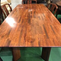 【愛品館八千代店】カリモク　ダイニング7点セット　Vivente　花梨材の画像