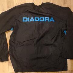 DIADORA　ベンチコート ピステ上下セット　黒の画像