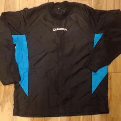 DIADORA　ベンチコート ピステ上下セット　黒の画像