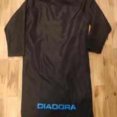 DIADORA　ベンチコート ピステ上下セット　黒の画像