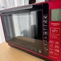 2022年製 日立ヘルシーシェフ　HITACHI MRO-S7A(R) REDの画像