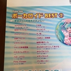 ボカロ　ピアノ楽譜の画像